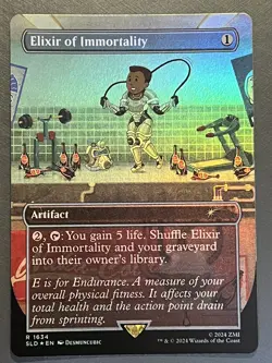 Mtg Secret Lair Fallout- Elixir Of Immortality -Foil-NM - Image 1