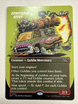 Howlsquad Heavy Borderless (NM Non-Foil) DFT-0342 Rare MTG - Image 1