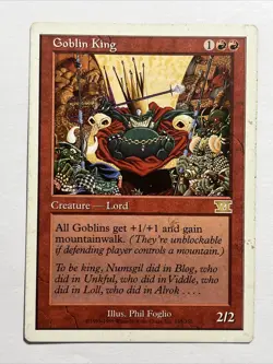 ​Goblin King - Classic Sixth Edition - Moderately Played EN MTG​ - Image 1