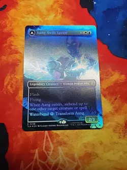 Aang, Swift Savior (0298) (Borderless) - Avatar: The Last Airbender - Foil - NM - Image 1