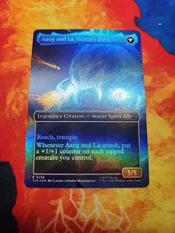 Aang, Swift Savior (0298) (Borderless) - Avatar: The Last Airbender - Foil - NM - Image 2