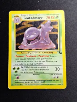 Grotadmorv 13/62 Holo Wizards Fossile Carte Pokemon FR - Image 1