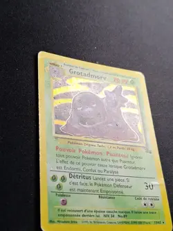 Grotadmorv 13/62 Holo Wizards Fossile Carte Pokemon FR - Image 3