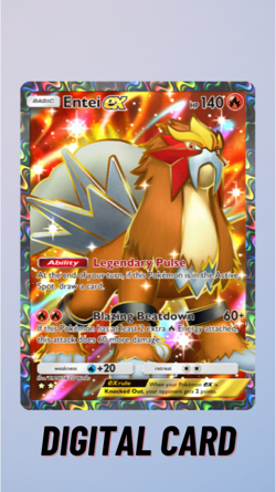 Entei EX Full Art Secluded Springs Pokemon TCG Pocket 2 Star ⭐⭐ (English) - Image 1