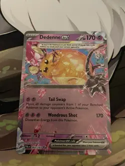 Pokemon TCG Dedenne ex Scarlet & Violet - Paldea Evolved 093/193 Double Rare - Image 1