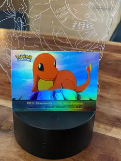 EP11 Charmander - The Stray Pokemon - Holo 1999/2000 Pokemon Topps TV Animation - Image 1