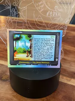 EP11 Charmander - The Stray Pokemon - Holo 1999/2000 Pokemon Topps TV Animation - Image 2