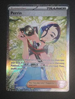 Pokemon Perrin 220/167 TCG Scarlet & Violet Twilight Masquerade Holo Ultra Rare - Image 1
