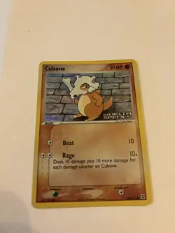Pokemon TCG 2005 Cubone 60/113 EX Delta Species Reverse Stamped Holo - LP/NM - Image 1