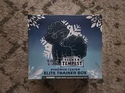 Pokemon Center Exclusive Silver Tempest Elite Trainer Box Factory Sealed - Image 1
