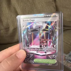 NM Battle Cage Full Art 116/094 Phantasmal Flames Pokemon TCG - Image 1
