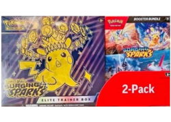 Pokemon TCG Surging Sparks Elite Trainer Box + Booster Bundle Costco FREE SHIP! - Image 1
