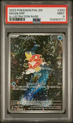 2023 Pokemon Pal EN - Paldea Evolved #203 Magikarp IR PSA 9 - Image 1