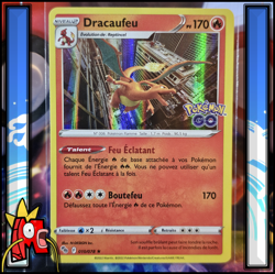 Carte Pokemon : Dracaufeu 010/078 - E&B Pokemon GO - Rare Holo - NEUF - FR - Image 1