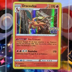 Carte Pokemon : Dracaufeu 010/078 - E&B Pokemon GO - Rare Holo - NEUF - FR - Image 2