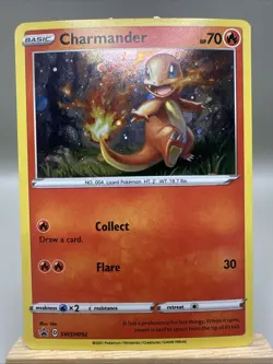 Charmander SWSH092 Promo SWSH Black Star Pokemon NM - Image 1
