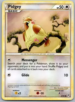 Pokemon TCG Pidgey Call of Legends 67/95 Regular LP - Image 1