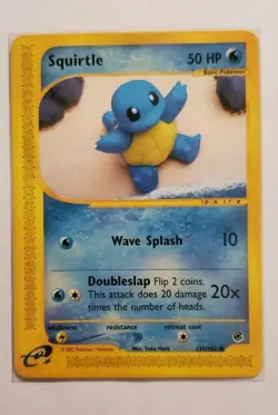 Squirtle 131/165 Expedition Common Pokemon NM - Image 1