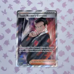 Pokemon TCG Team Rocket's Giovanni 225/182 Destined Rivals Ultra Rare M/NM P115 - Image 1