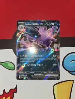 Pokemon TCG Team Rocket’s Nidoking ex SVP 217 Sv: Destined Rivals Promo NM - Image 1