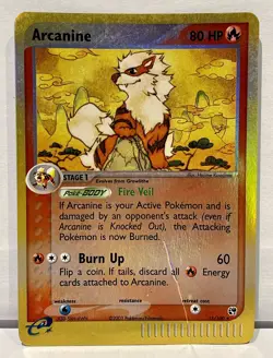 2003 Pokemon TCG EX Sandstorm Arcanine 15/100 Reverse Holo - Image 1