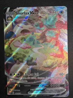 Pokemon - Snorlax VMAX - 142/202 - Pokemon Sword and Shield Base - NM - Image 1