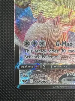 Pokemon - Snorlax VMAX - 142/202 - Pokemon Sword and Shield Base - NM - Image 4
