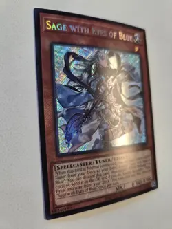 Sage with Eyes of Blue LCKC-EN015 Secret Rare Yugioh Legendary Collection Kaiba - Image 2