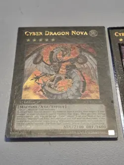 Cyber Dragon Nova SDCR Ultra + Cyber Dragon Infinity RA04 Ultimate Rare Yugioh - Image 3