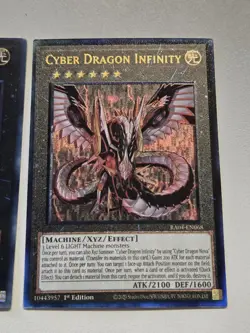 Cyber Dragon Nova SDCR Ultra + Cyber Dragon Infinity RA04 Ultimate Rare Yugioh - Image 4