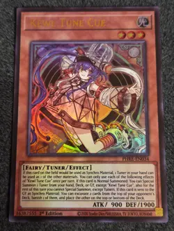 Yugioh! Kewl Tune Cue PHRE-EN034 Ultra Rare 1st Edition Near Mint - Image 1