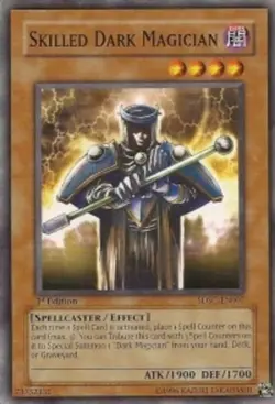 Skilled Dark Magician - SDSC-EN007 - Common - Unlimited Edition - Lightly Played - Image 1