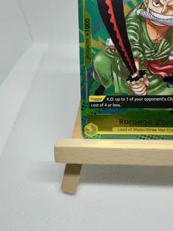 One Piece Roronoa Zoro Championship Event Pack 2024 CS Stamp English Promo P-042 - Image 2