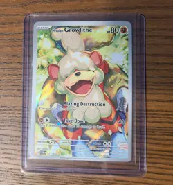 Hisuian Growlithe Twilight Masquerade Card 181/167 Near MINT - Image 1
