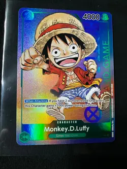 One Piece Card Game TCG Monkey D Luffy P-037 GenCon 2023 Foil Promo - Image 2
