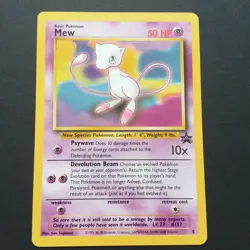 Pokemon Trading Card Game Mew Black Star Promo 8 Non-Holo Rare M/NM Never Played - Image 1