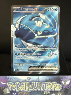 Pokemon Card Dondozo ex 211/182 Destined Rivals Full Art Ultra Rare NM - Image 1