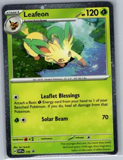 Leafeon - (Cosmos Holo) 170 SV: Scarlet & Violet Promo Cards - Pokemon Card - NM - Image 1