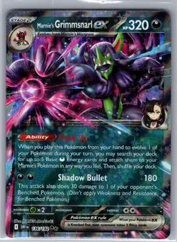 Marnie's Grimmsnarl ex 136/182 SV10: Destined Rivals - Pokemon Card - NM - Image 1