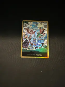 One Piece TCG Gold Dracule Mihawk DON!! OP14 THE AZURE SEA'S Card Game CCG Eng - Image 1