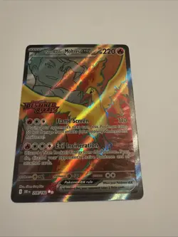 Team Rocket's Moltres ex - (Destined Rivals Stamp) 208/182 Miscellaneous Cards & - Image 1