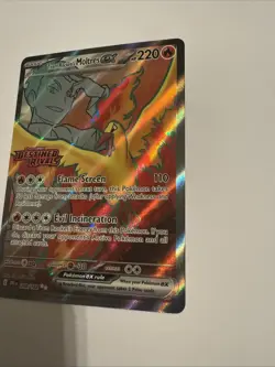 Team Rocket's Moltres ex - (Destined Rivals Stamp) 208/182 Miscellaneous Cards & - Image 2