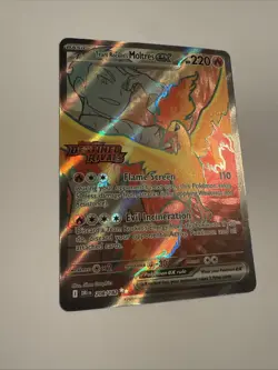 Team Rocket's Moltres ex - (Destined Rivals Stamp) 208/182 Miscellaneous Cards & - Image 3