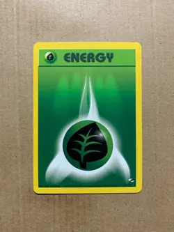 Grass Energy 129/132 Gym Heroes - Common Pokemon Card - NM/Mint - Image 1