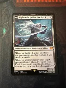 Sephiroth, Fabled Soldier 0115 MTG Final Fantasy - Image 1