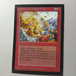 Dwarven Demolition Team x (1) MTG - Collectors' Edition (CE) - EX/NM - Image 1