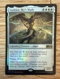 Core Set 2020 #36 Sephara, Sky's Blade - Image 1