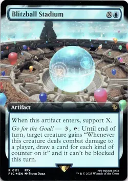 Blitzball Stadium FOIL EXTENDED ART Commander: Final Fantasy Magic MTG NM - Image 1
