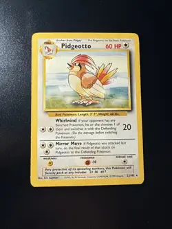 FREE SHIPPING Vintage Pokemon Pidgeotto 22/102 Base Set Non-holo Rare WotC 1999 - Image 1