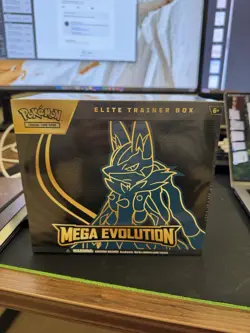 Pokemon TCG Mega Evolution Elite Trainer Box ETB Lucario New Sealed In Hand - Image 1